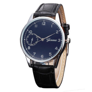 Fashion Brand Luxury Casual Sport Watch Men Genuine Retro Design Leather Quartz Wrist Watch Male Watches Quartz-Watch