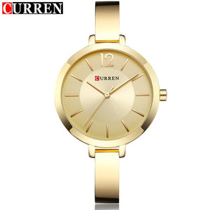 Fashion Quartz Watch Women Luxury brand Steel Bracelet Ladies Quartz-Watch Curren Dress Wristwatch Clock Female relojes Mujer