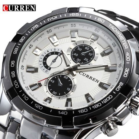 2018 Top Brand Luxury full steel Watch Men Business Casual quartz Wrist Watches Military Wristwatch waterproof Relogio SALE New
